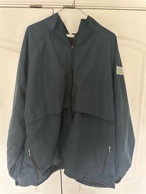 Vintage Moss Brown & Co Navy Windbreaker